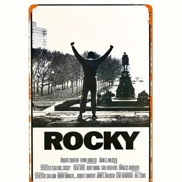Rocky Movie Decorative Tin Sign - Picture 1 of 4